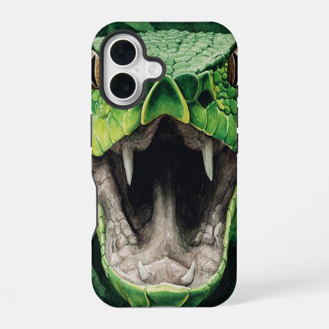 Primal Power 008 – Snake iPhone 16 Case (Back)