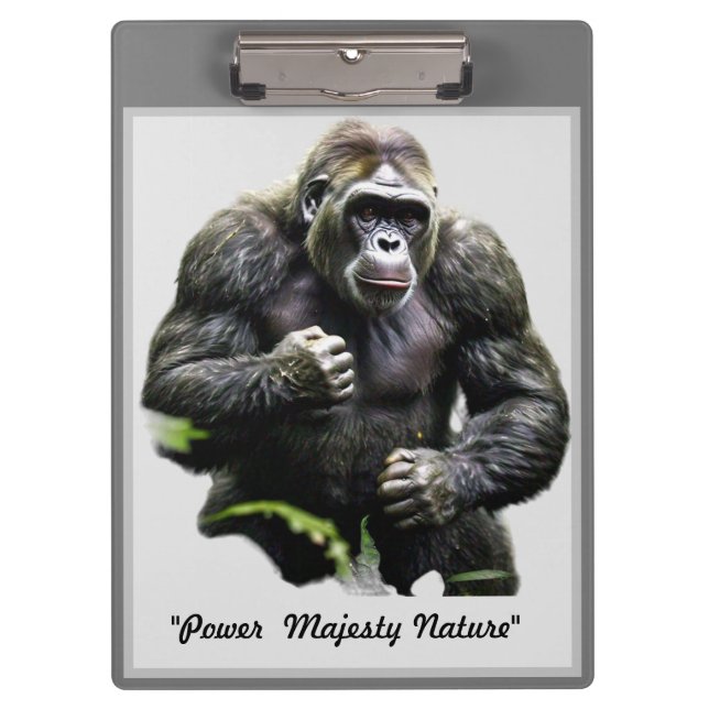 "Primal Power of the Gorilla" Clipboard (Front)