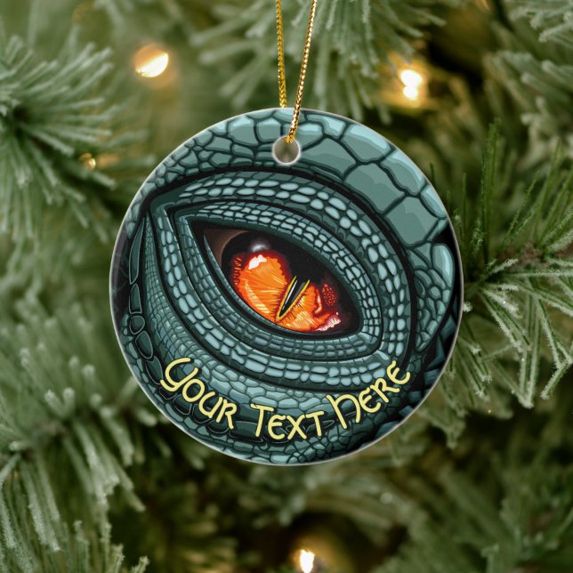 Primal Reptile Predator Eye Ceramic Tree Decoration (Tree)