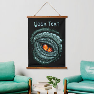 Primal Reptile Predator Eye Hanging Tapestry