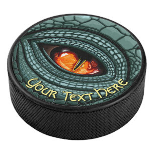 Primal Reptile Predator Eye Hockey Puck
