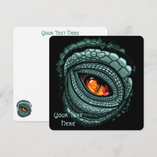 Primal Reptile Predator Eye Holiday Card