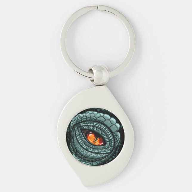 Primal Reptile Predator Eye Key Ring (Front)