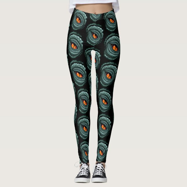 Primal Reptile Predator Eye Leggings (Front)