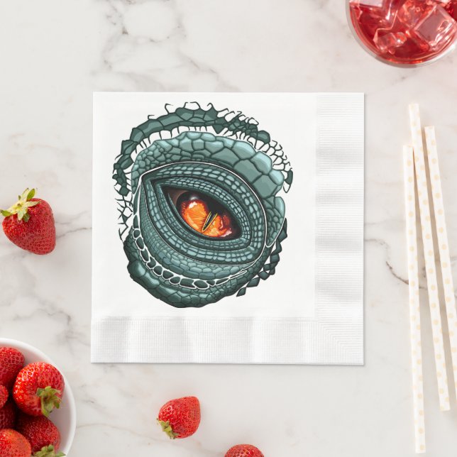 Primal Reptile Predator Eye Napkin (Insitu)