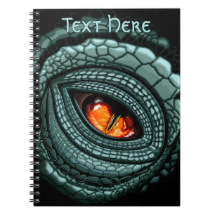 Primal Reptile Predator Eye Notebook
