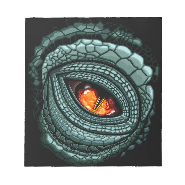 Primal Reptile Predator Eye Notepad (Front)