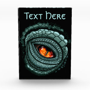 Primal Reptile Predator Eye Photo Block