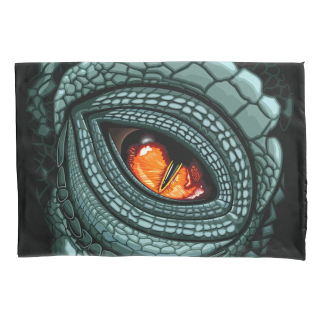 Primal Reptile Predator Eye Pillowcase (Front)