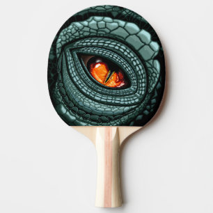 Primal Reptile Predator Eye Ping Pong Paddle