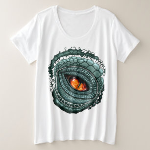 Primal Reptile Predator Eye Plus Size T-Shirt