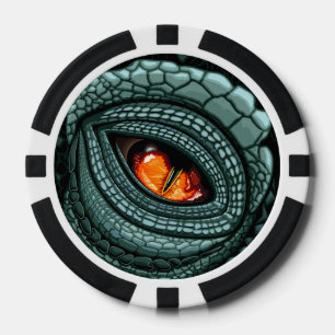 Primal Reptile Predator Eye Poker Chips