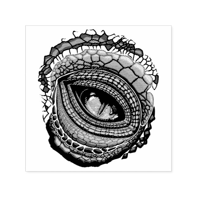 Primal Reptile Predator Eye Self-inking Stamp (Design)