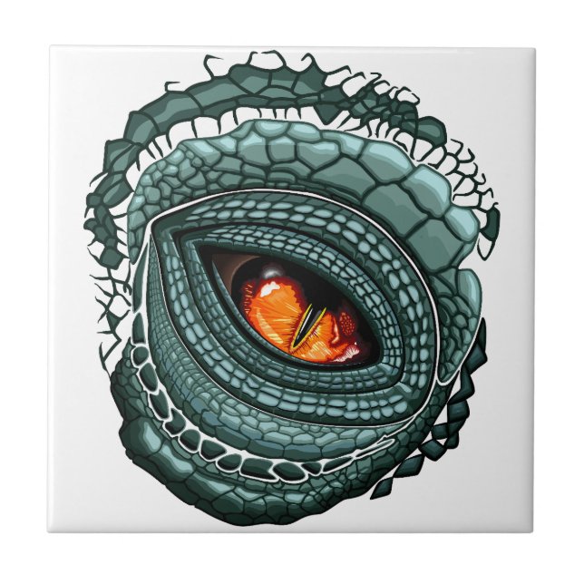 Primal Reptile Predator Eye Tile (Front)
