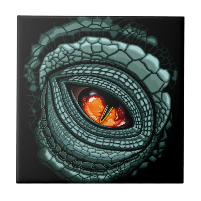 Primal Reptile Predator Eye Tile (Front)