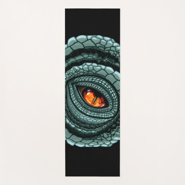 Primal Reptile Predator Eye Yoga Mat (Front)
