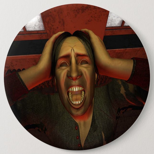 Primal Scream 6 Cm Round Badge (Front)