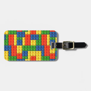 Primary Blocks Luggage Tag