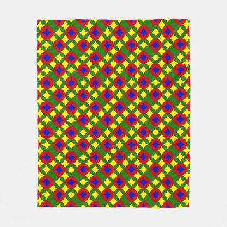 Primary Circles-02-FLEECE BLANKET M