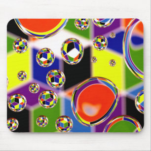 Primary Colors Art Mouse Pad