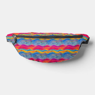 Primary Colour Waves Bum Bags