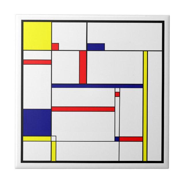 Primary Colours and Shapes Tile (Front)
