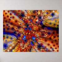 Primary Colours Cool Abstract Fine Fractal