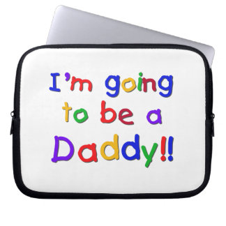 Primary Colours Going to be Daddy Gifts Laptop Sleeve
