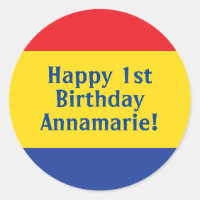 Primary Colours Kid's Birthday Party