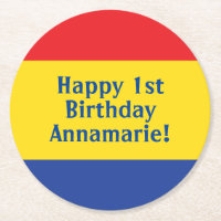 Primary Colours Kid's Birthday Party