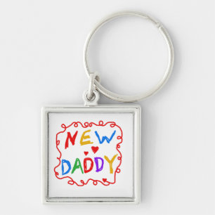 Primary Colours New Daddy Gifts Key Ring