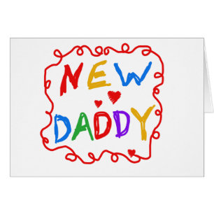 Primary Colours New Daddy Tshirts and Gifts