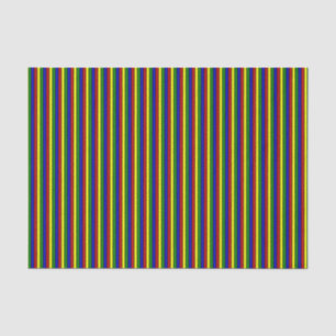 Primary Colours-ROLLED STRIPES 1-TISSUE WRAP PAPER