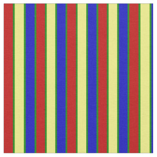 Primary Colours-Stripes 04-Fabric Fabric