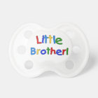 Primary Colours Text Little Brother Pacifier