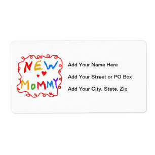 Primary Colours Text New Mummy Gifts