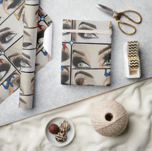 ‘Primary Concern’ Painting on a  Wrapping Paper