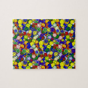 Primary Face Beads,BLUE-JIGSAW PUZZLE