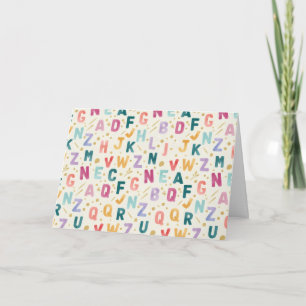 Primary Jubilee Alphabet Card