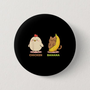 Primary Niche Chicken, Chicken Nana Dance 6 Cm Round Badge