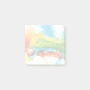 Primary Plume - Watercolors Post-it Notes