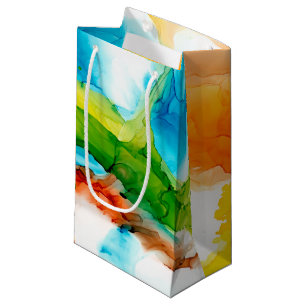 Primary Plume - Watercolors Small Gift Bag