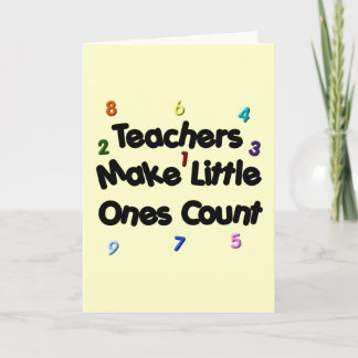 Primary Teacher Card