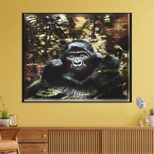 Primate Models: Outstanding Gorilla 02 Canvas Print