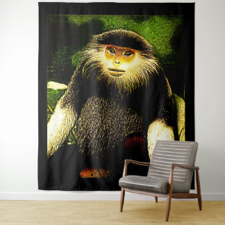 Primate Models: Red-shanked douc 01 Tapestry