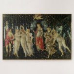 Primavera / Allegory of Spring by Botticelli Jigsaw Puzzle<br><div class="desc">Primavera by Sandro Botticelli (c. 1482) currently housed in the Uffizi Gallery in Florence was painted for the powerful Medici family and was displayed in their palace.</div>