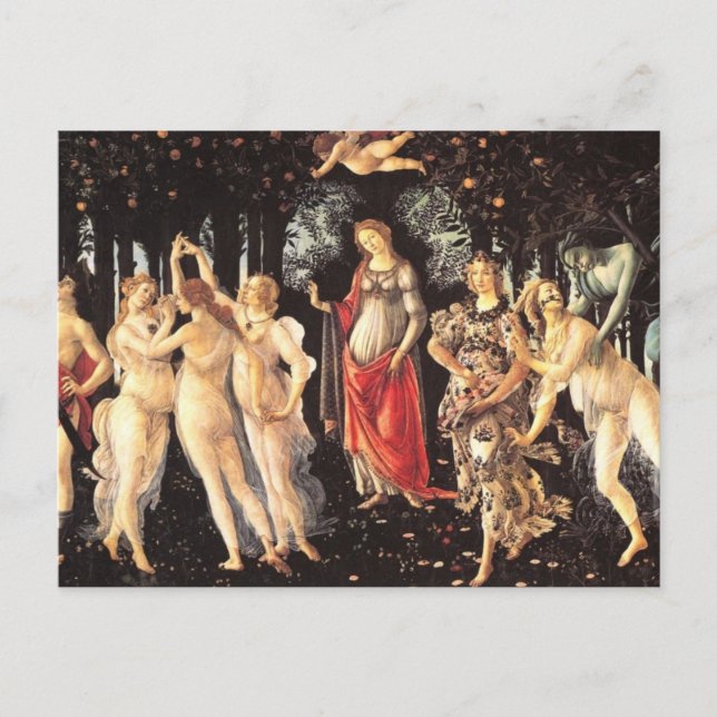 Primavera / Allegory of Spring by Botticelli Postcard (Front)