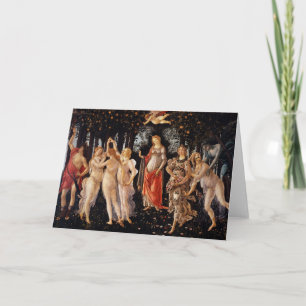 Primavera   Botticelli Card