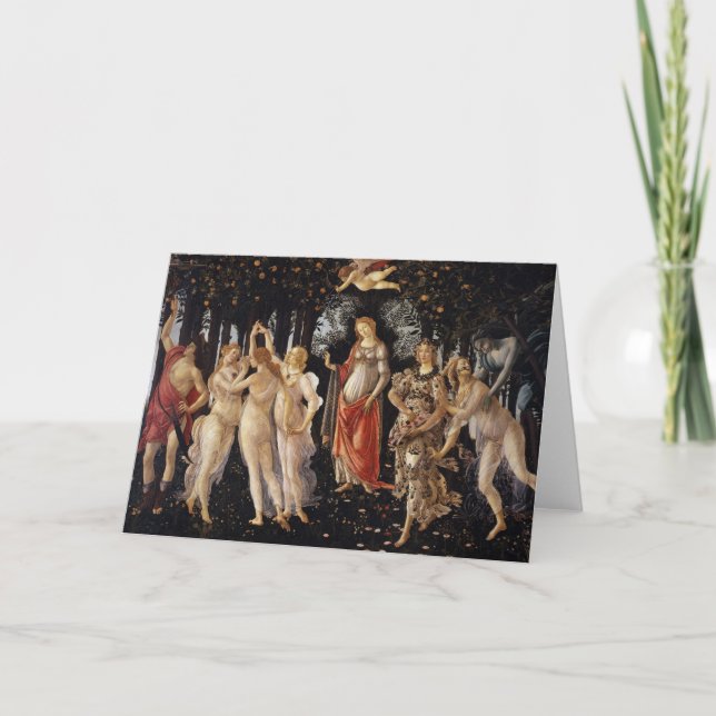 Primavera | Botticelli Card (Front)