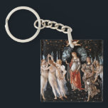 Primavera Botticelli Key Ring<br><div class="desc">Primavera by Botticelli. Classic multi-figure portrait in nature. Reproduction of famous works of art  images in the public domain.</div>
